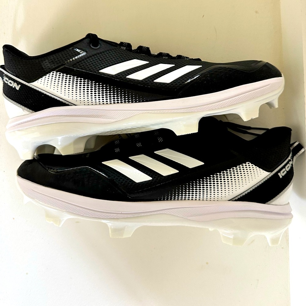 Adidas Icon Black and White Cleats